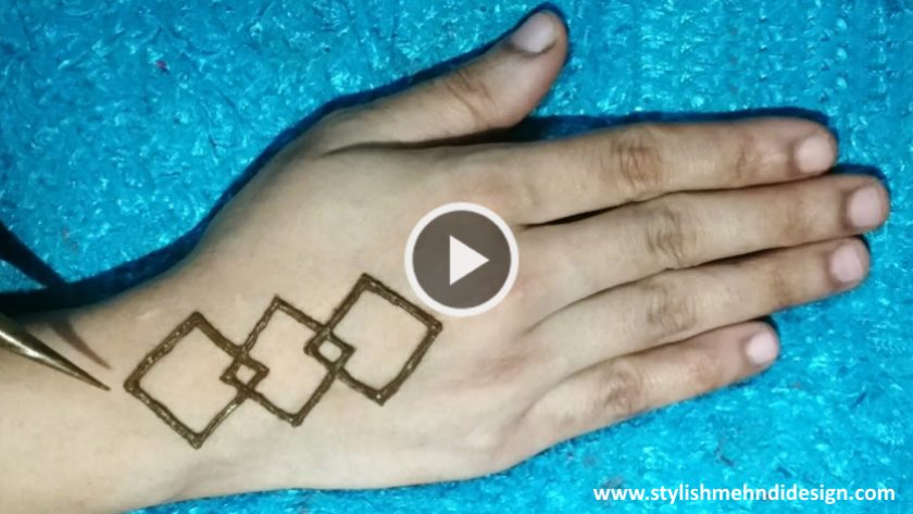 Beautiful Back Hand Mehndi Design