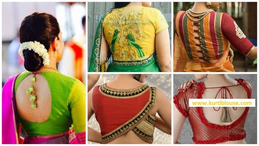 different types blouse saree
