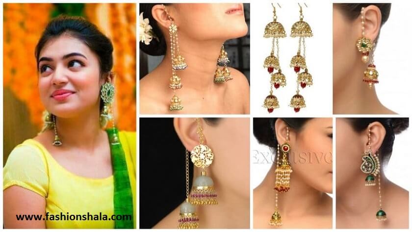 different types kashmiri jhumka earrings featured