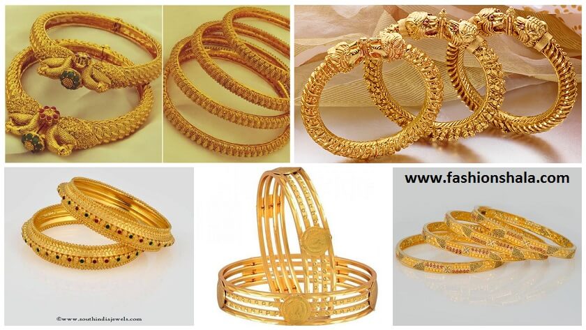 gold bangles featured