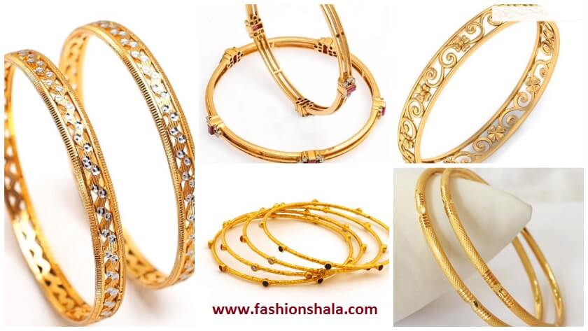 light weight gold bangles designs under 20 grams featured