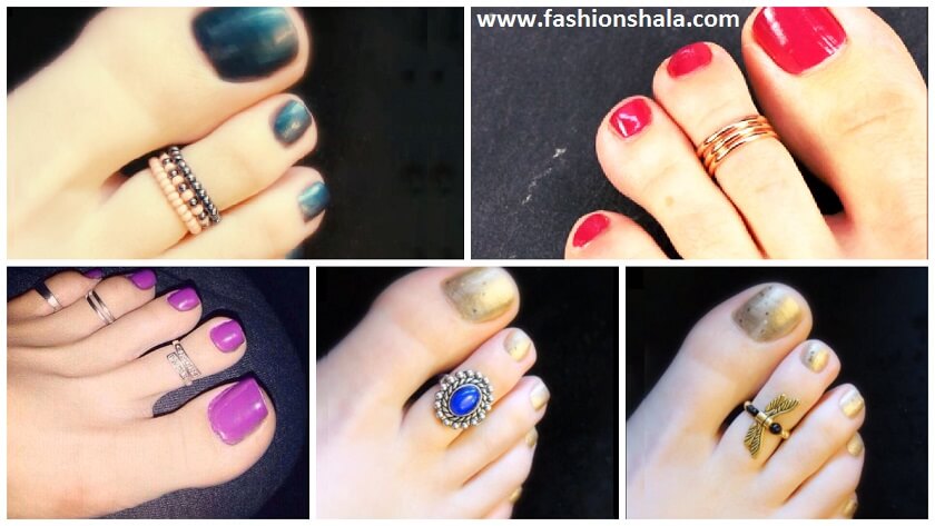 silver womens toe rings designs featured