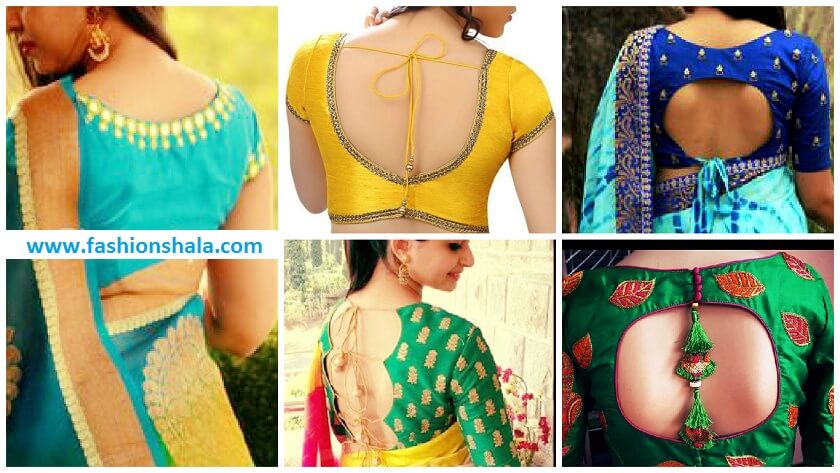 stunning blouse back neck designs featured