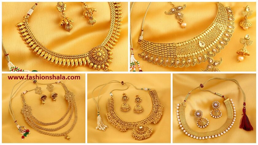 sukkhi traditional gold necklace set for women featured