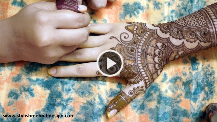 Learn Quick Mehendi design with Easy Pattern