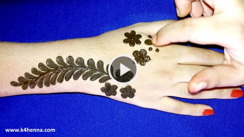 Most Easy Trick Mehndi Design for Hand