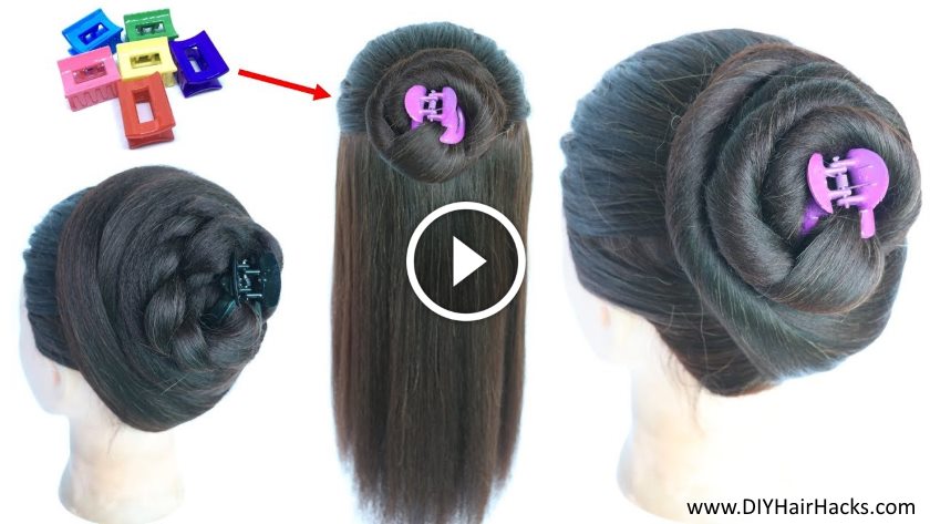 3 Cute and Easy Hairstyles With Using Clutcher