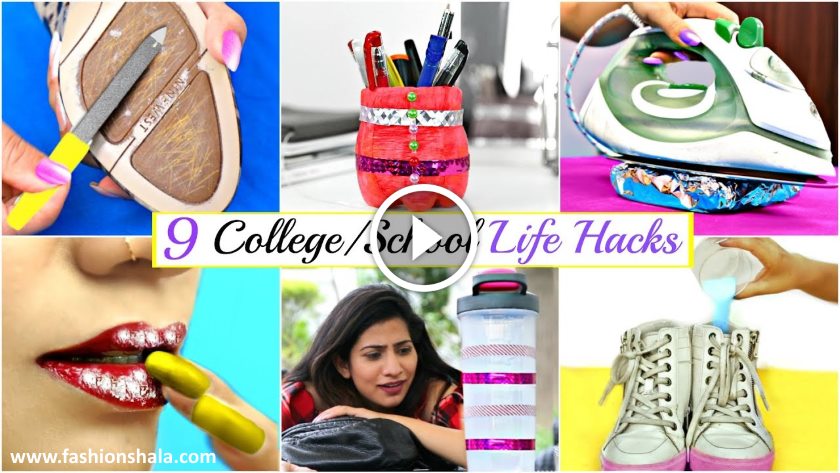 9 Amazing LIFE HACKS Every College School Girls Must Know