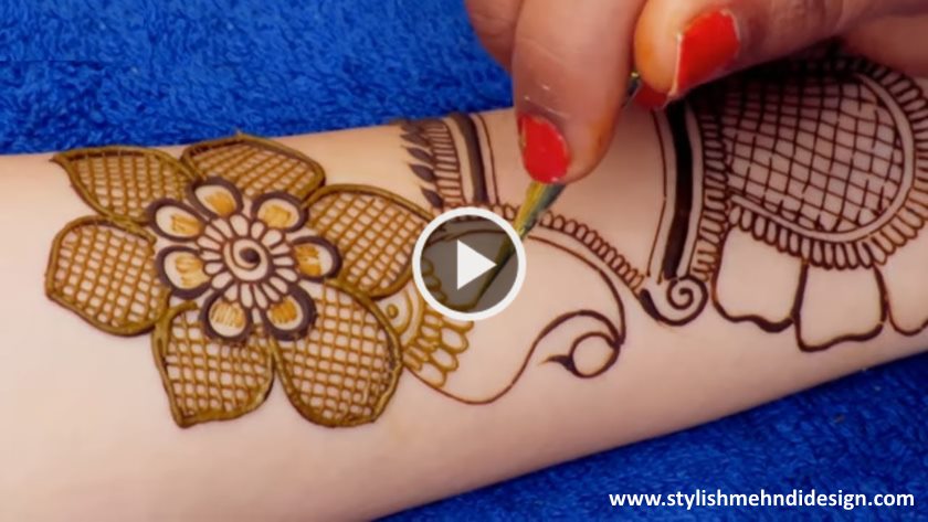 Eid Special Easy Floral Mehndi Design for Hands video
