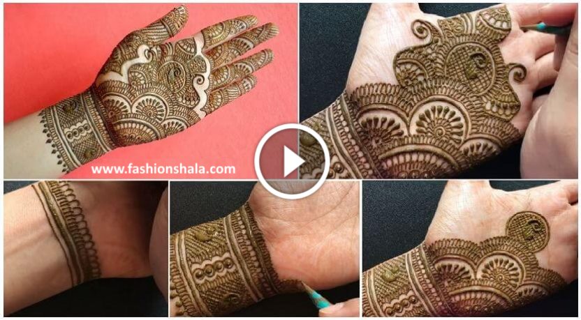Rajasthani bridal henna mehndi design video