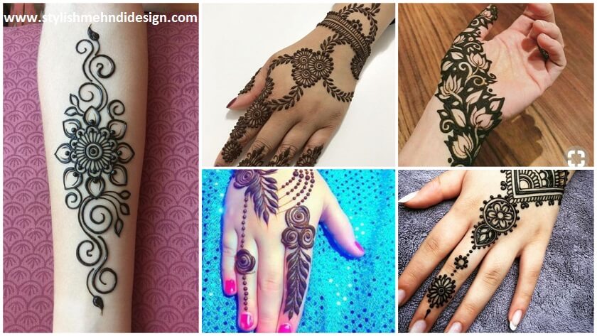 Simple Arabic Mehndi Designs Featured