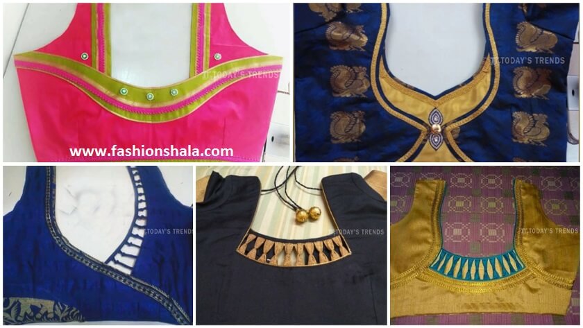 exclusive stylish blouse back neck designs featured