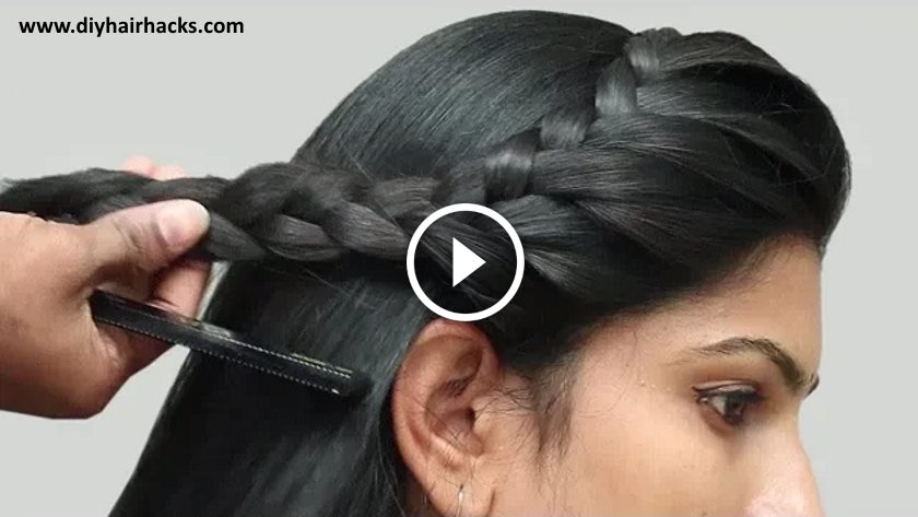 Best Bridal Hair style for Long Hair - Party Hairstyle Tutorials - Ethnic  Fashion Inspirations!