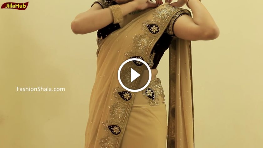 How To Wear Heavy Saree Perfectly In Proper Pleats