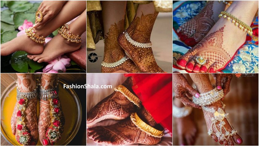 Payal Designs for the Brides to take Foot Jewellery Inspiration from