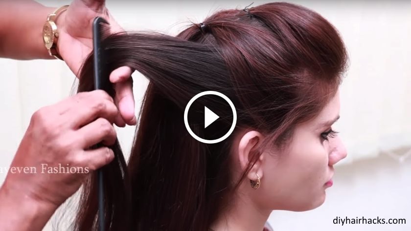 Simple and Beautiful Hairstyle for Long Medium Hair
