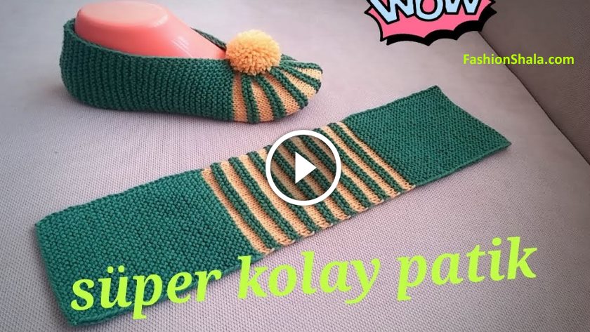 Super Easy Watermelon Slice Booties Knitting Basics
