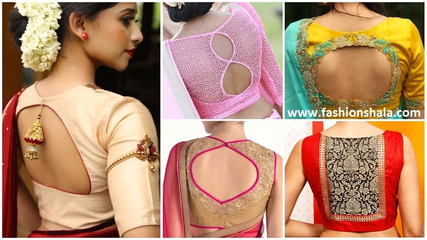 different types blouse saree featured