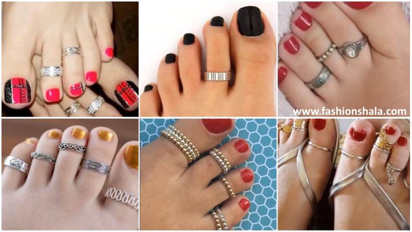 stylish designer toe rings designs for women featured