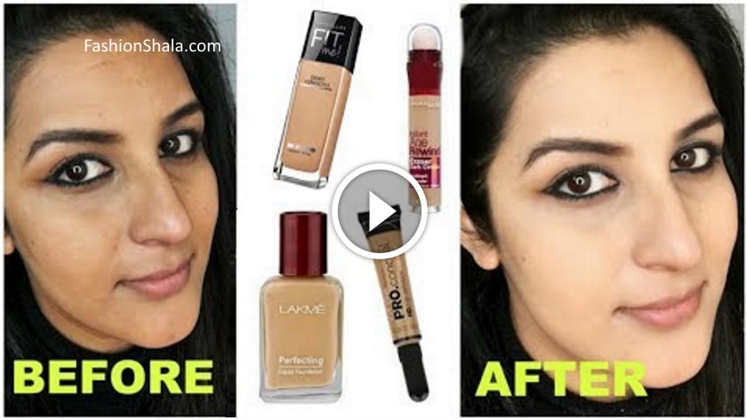How to Apply Foundation Concealer Indian Skin Tone