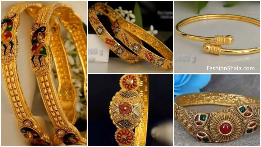 Latest Gold Bangle Designs for Women