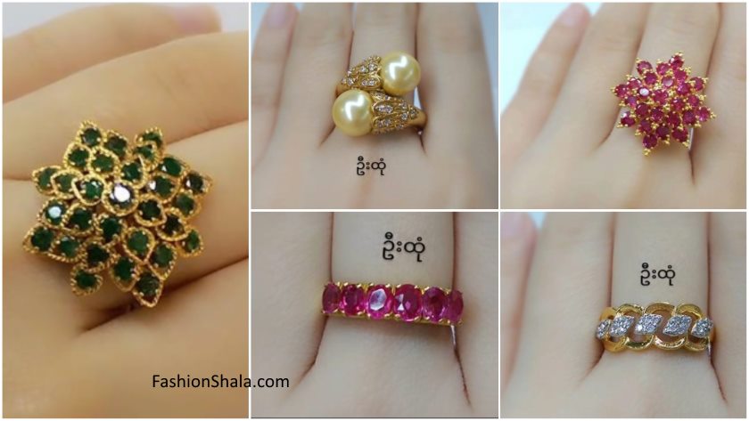 Beautiful gold rings collection