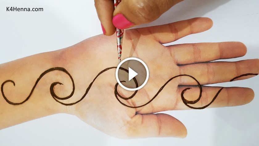 Easy Mehndi Design Trick Henna Art for Hand