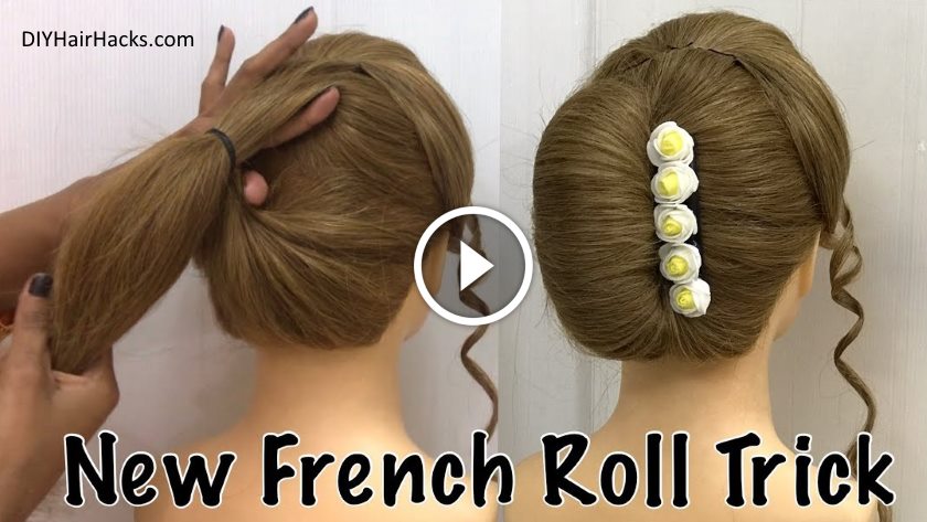 French Bun Hairstyle Trick French Roll