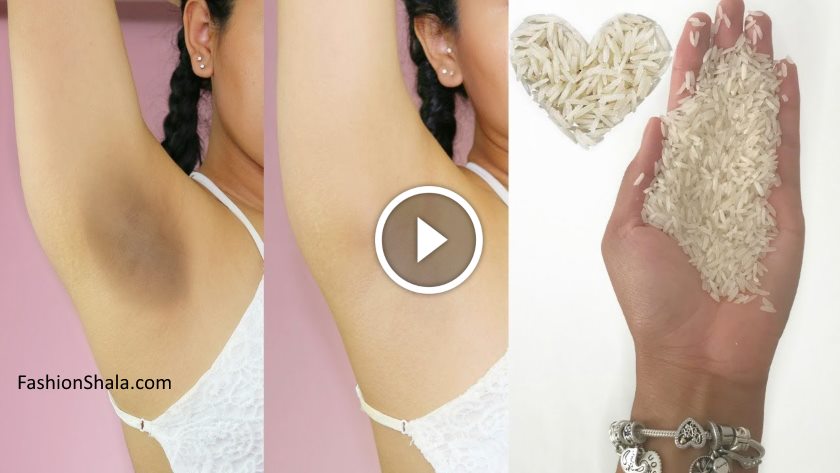 In 10 Minutes Whiten Your Underarms With Rice