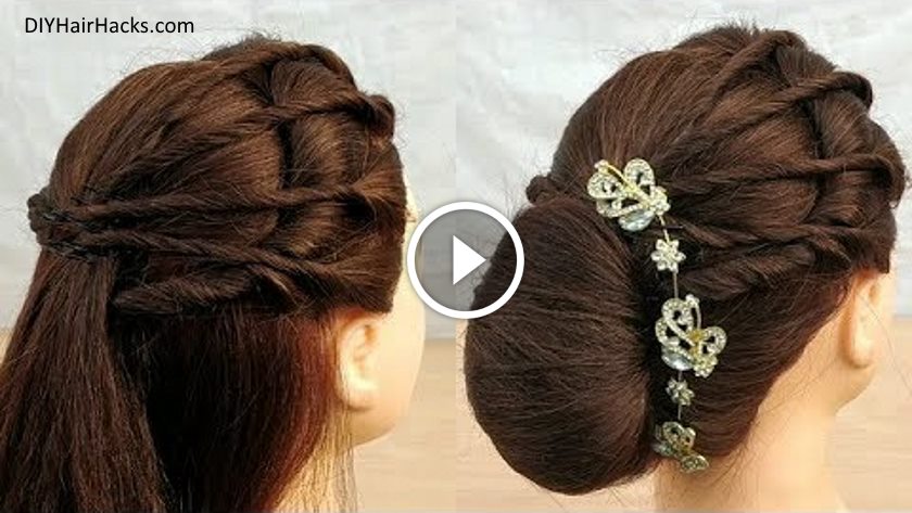New Amazing Wedding Hairstyle With Easy Trick