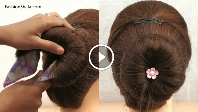 Easy Quick Heatless Hairstyle For Girls