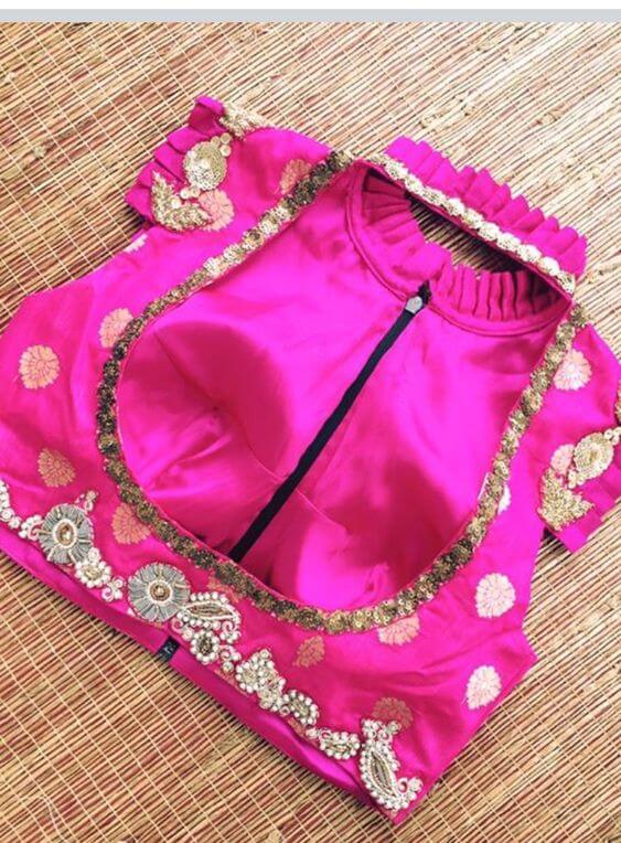 15 Stylish Saree Blouse Back Neck Designs - Ethnic Fashion Inspirations!