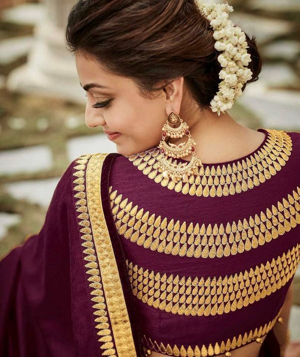 Trendy Saree Blouse Back Neck Designs - Ethnic Fashion Inspirations!