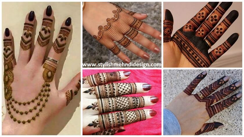 beautiful easy finger mehndi designs featured
