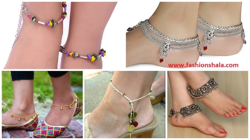Trendy Anklets Designs for Women & Girls