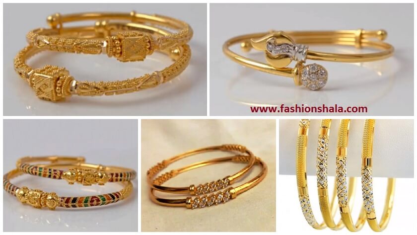 Latest and Trendy Gold Bangles Designs