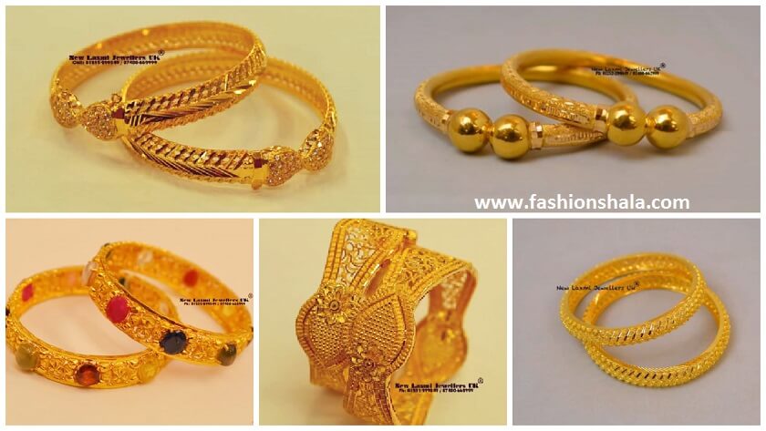 Latest Gold Bangles Designs For Women