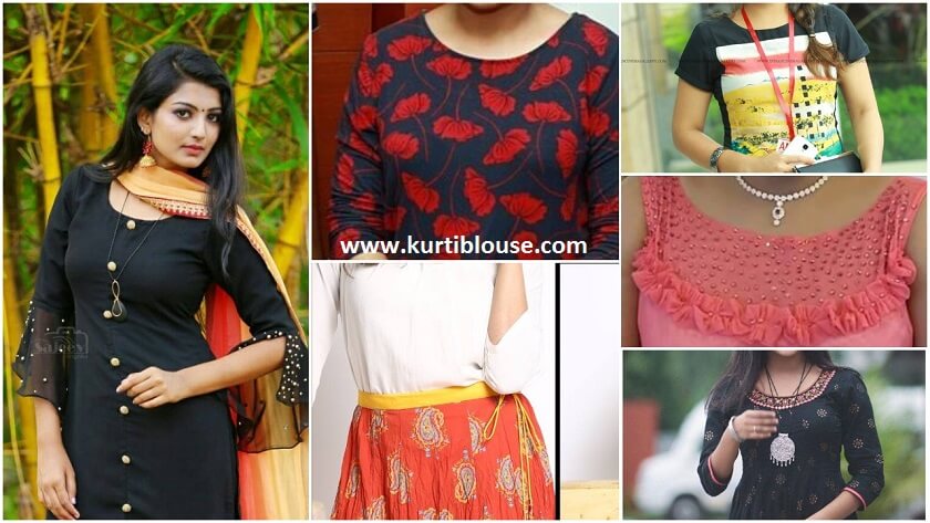 Latest kurti neck design patterns for girls