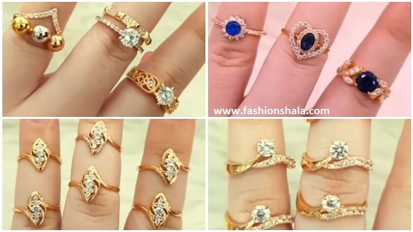 Gold Finger Ring Designs Under 3 to 6 Gram