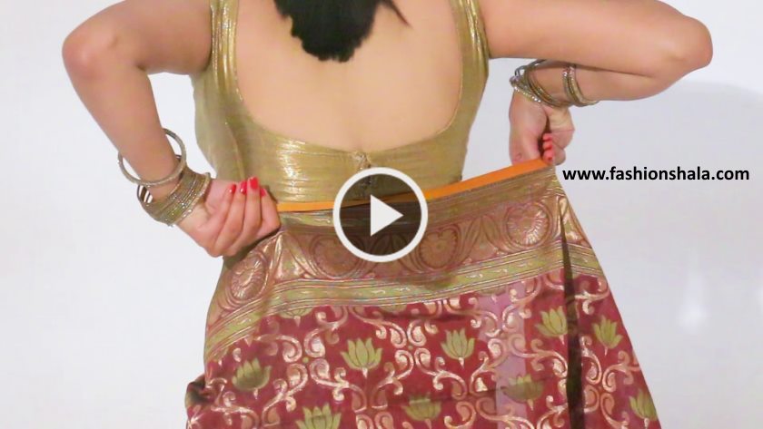 How To Wear Traditional Cotton Saree