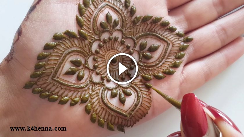 Intricate Party Henna Design