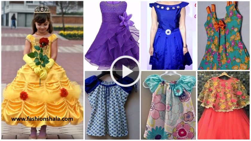 Latest Designer Baby Frock Cutting and Stitching Tutorials