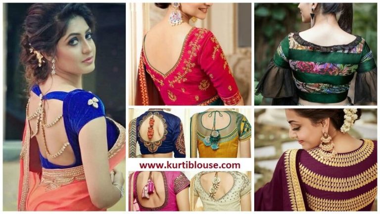 20 Evergreen and Trendy Saree Blouse Back Designs - Kurti Blouse