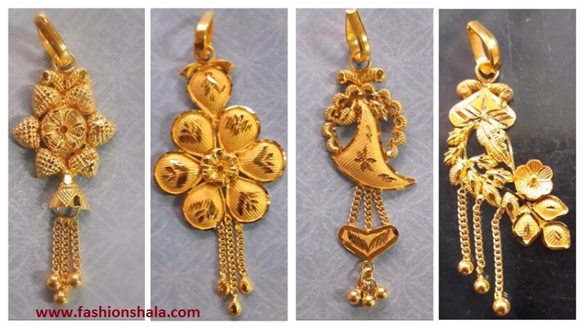 designer gold pendants featured