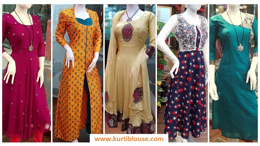 different types of kurtis designs featured