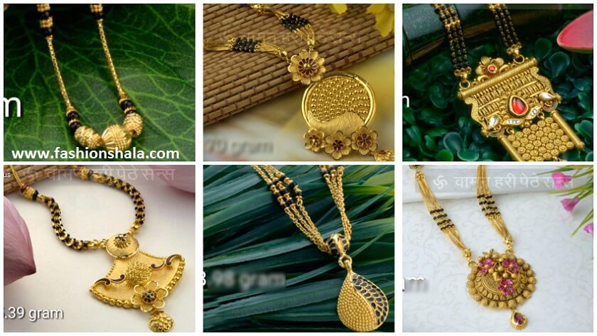 latest gold mangalsutra designs featured