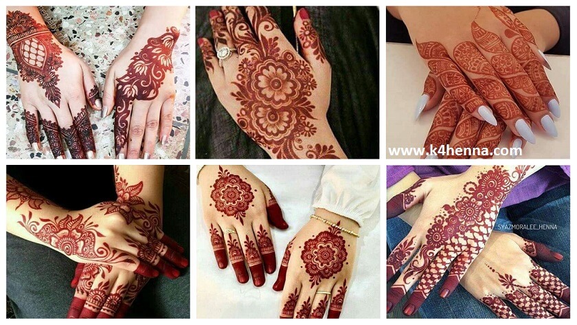 red henna mehndi designs featured