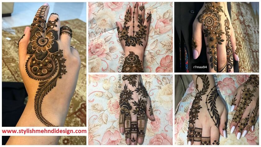 stylish mehndi design for hands featured