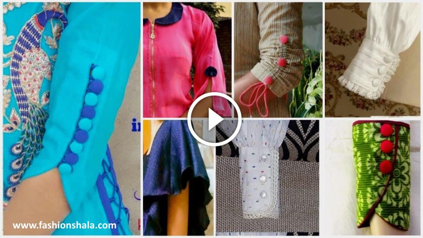 Easy tutorials of Sleeves design cutting and stitching