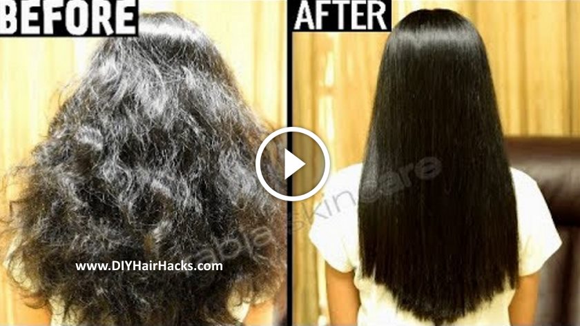 Keratin Treatment At Home for Straight Smooth Shiny Frizz Free Hair